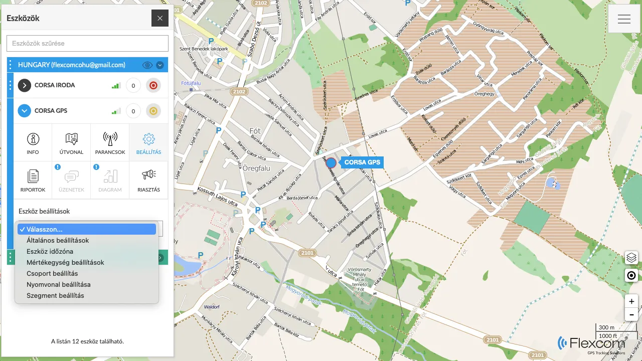 Nastavenia zariadenia