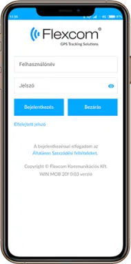 Flexcom mobilný sledovací softvér